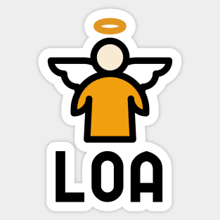 LOA - Law Of Attraction Sticker